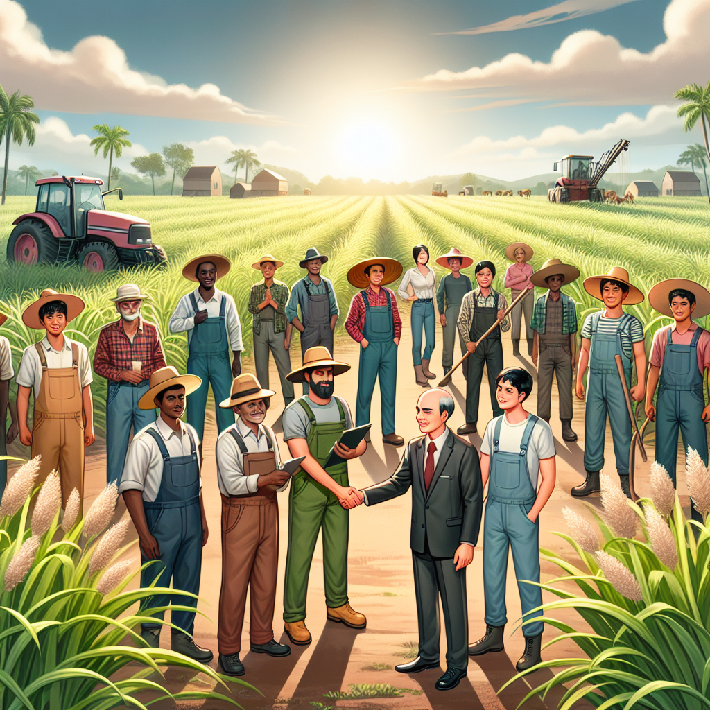 Partnering With Local Farmers for High-Quality Sugarcane Supply